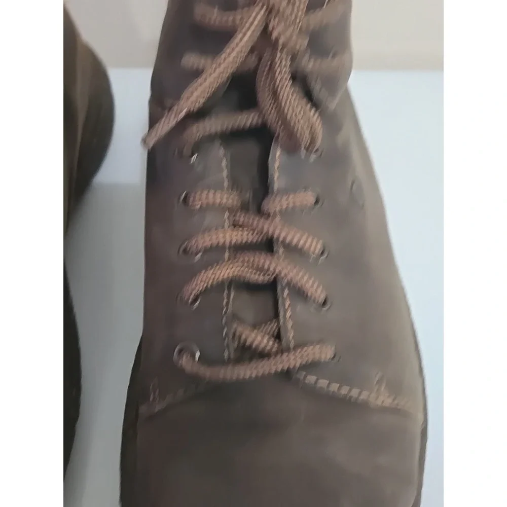 Born Nigel Hiking Boots Mens 9.5 Brown Distressed Leather  Opanka Handcrafted